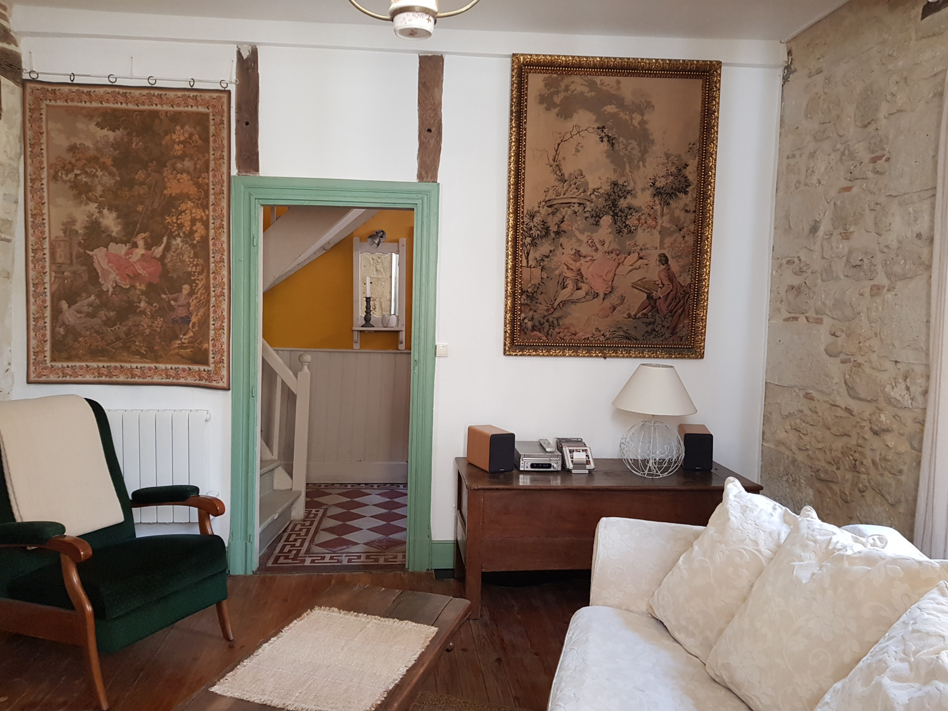 Salon 2 Gite Lafeugère Lectoure